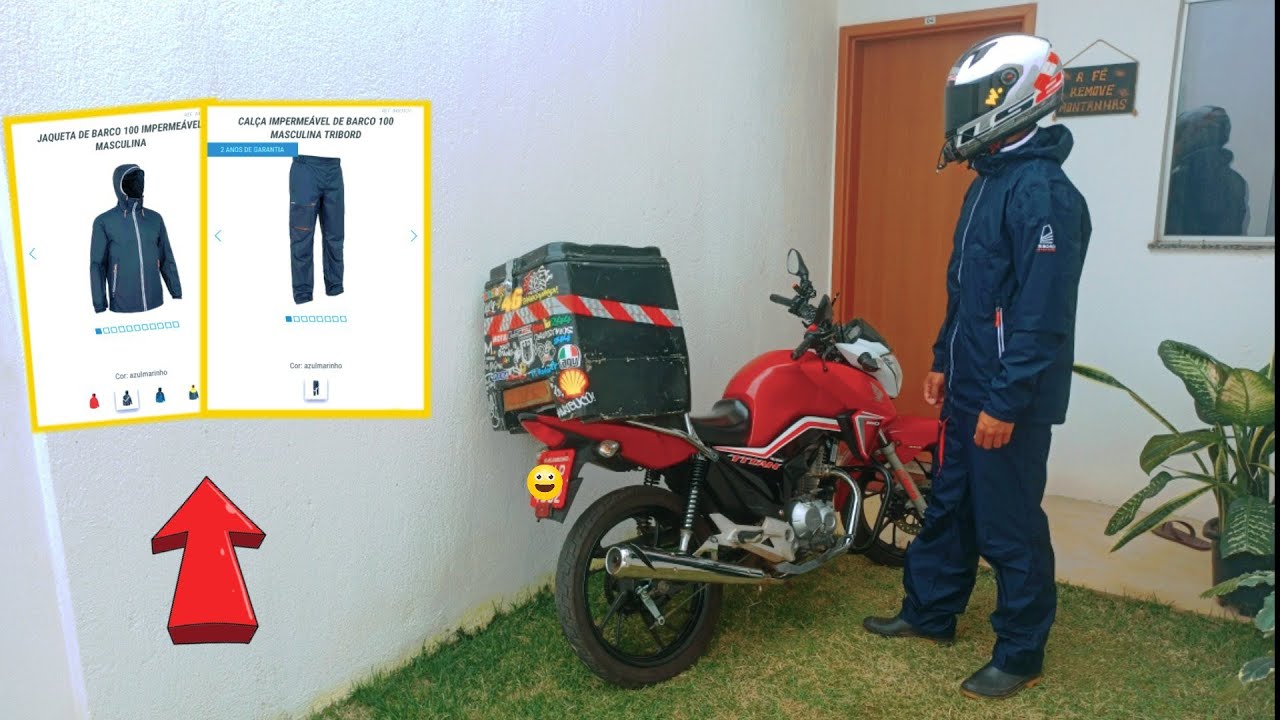 ESSA É A MELHOR CAPA DE CHUVA QUE VOCÊ VAI ENCONTRAR ( Tribord )
