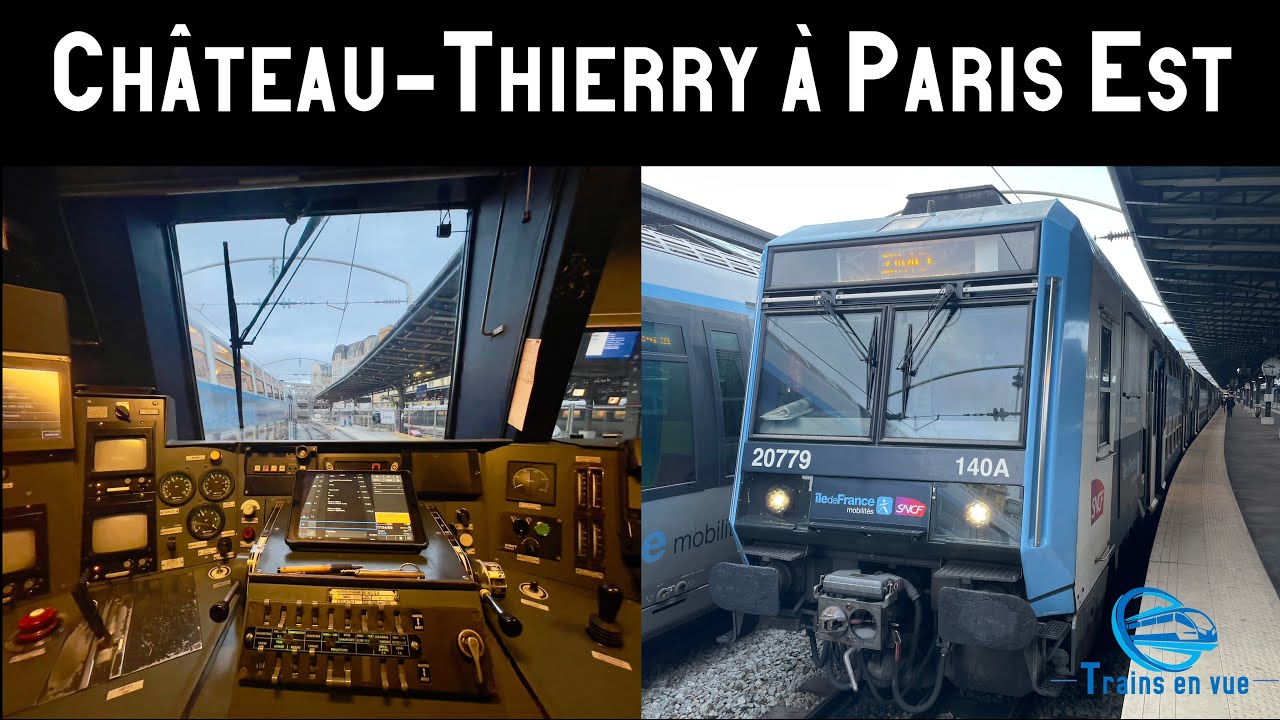 HD CABRIDE - Voyage en cabine de Château-Thierry à PARIS EST