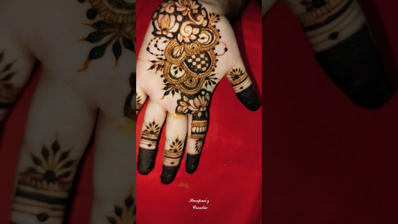 Party Mehndi|| Arabic Mehndi Design|| Use Organic Mehndi|| 
