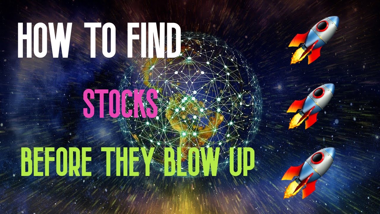 How to Find Stocks before They Blow Up in 2021🚀