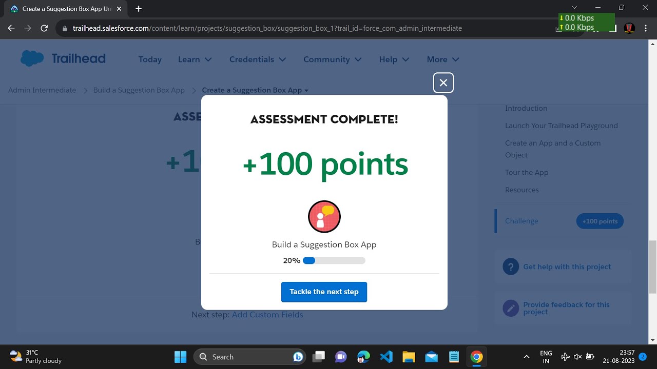 Create a Suggestion Box App | Create a Suggestion Box App trailhead solution || Suggestion Box App