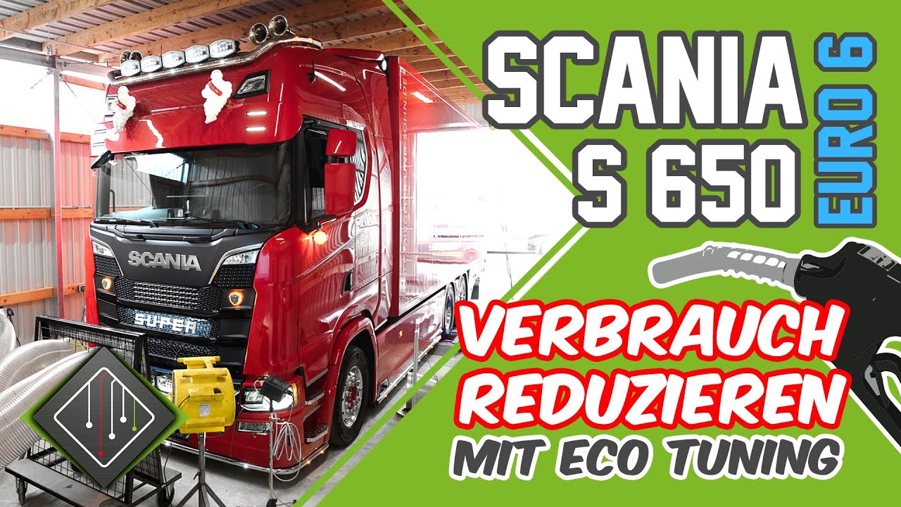 Scania S 650 Euro 6 (781 PS / 3722 Nm) | ECO-Softwareoptimierung | MAHA LKW Prüfstand | mcchip-dkr