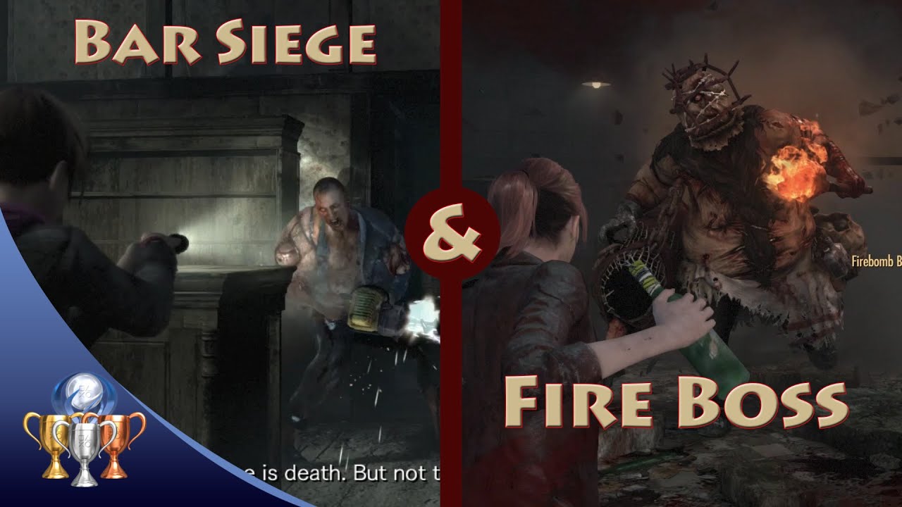 Resident Evil Revelations 2 ► Episode 2 - INVISIBLE Mode Claire & Barry (Bar Siege & Fire Boss)