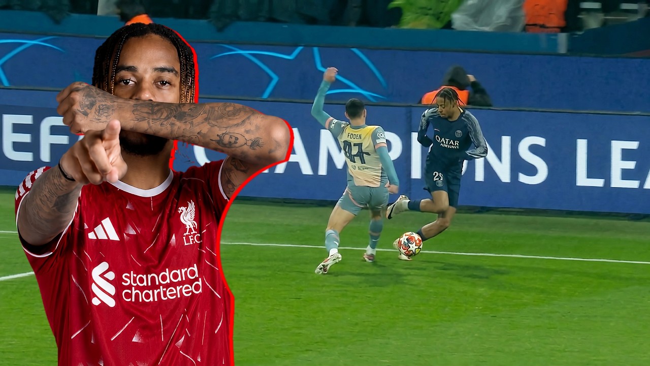 Bradley Barcola vs Manchester City | Liverpool TARGET 🔴