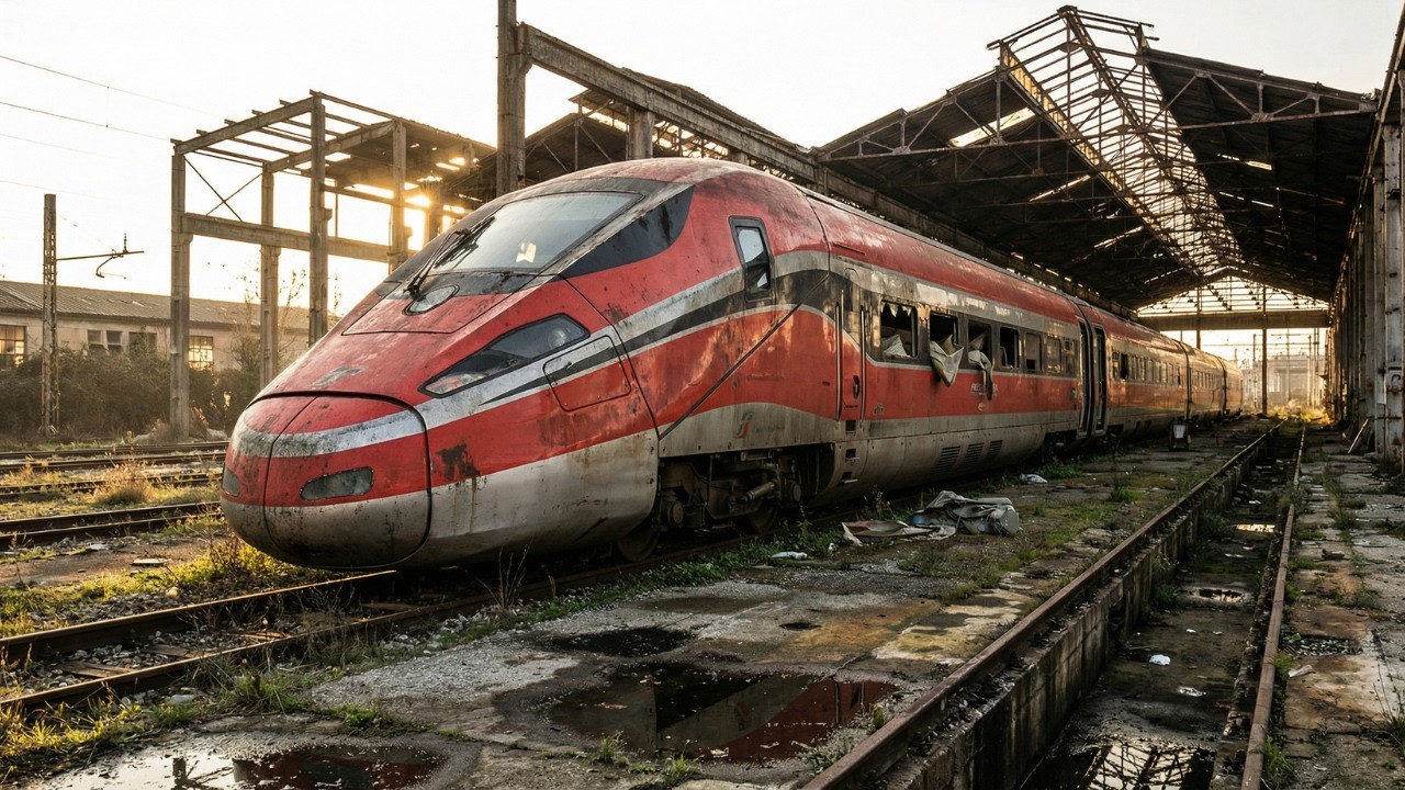 Extreme ASMR: Abandoned Italian Frecciarossa Recovered and Fully Restored