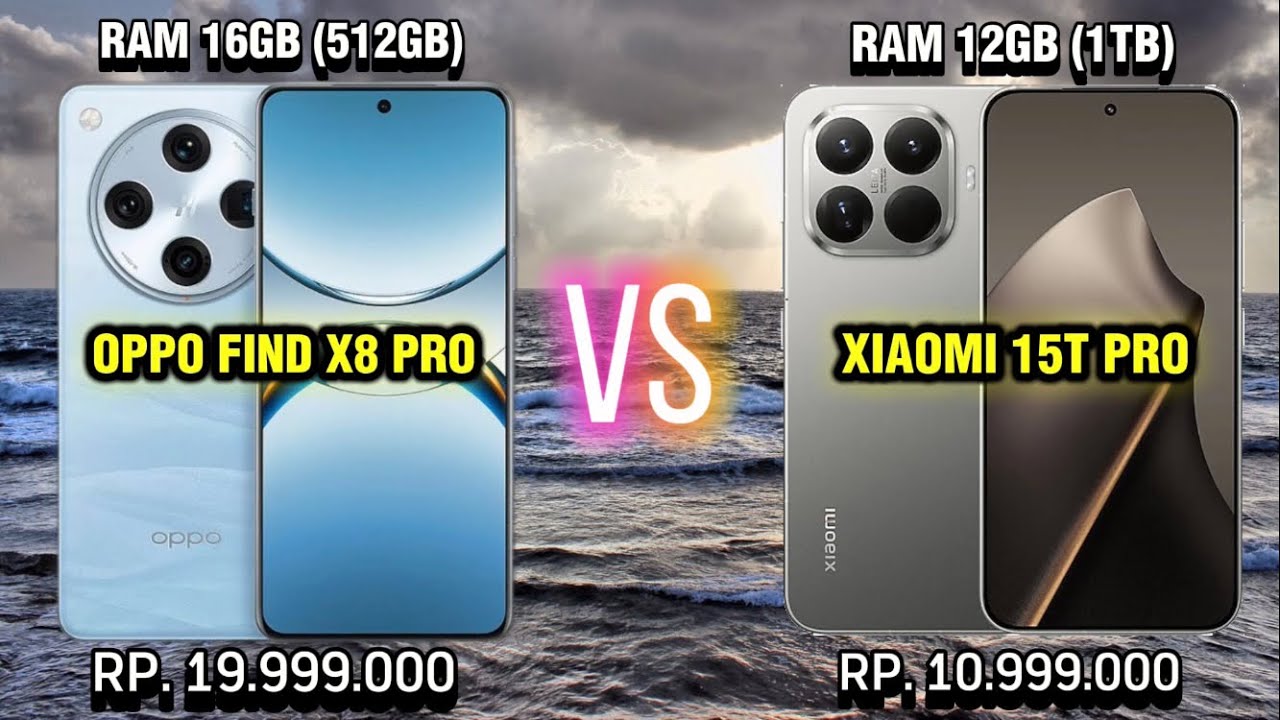 🔥 OPPO Find X8 Pro vs Xiaomi 15T Pro: Duel Smartphone Android Terbaru 2025! 😱
