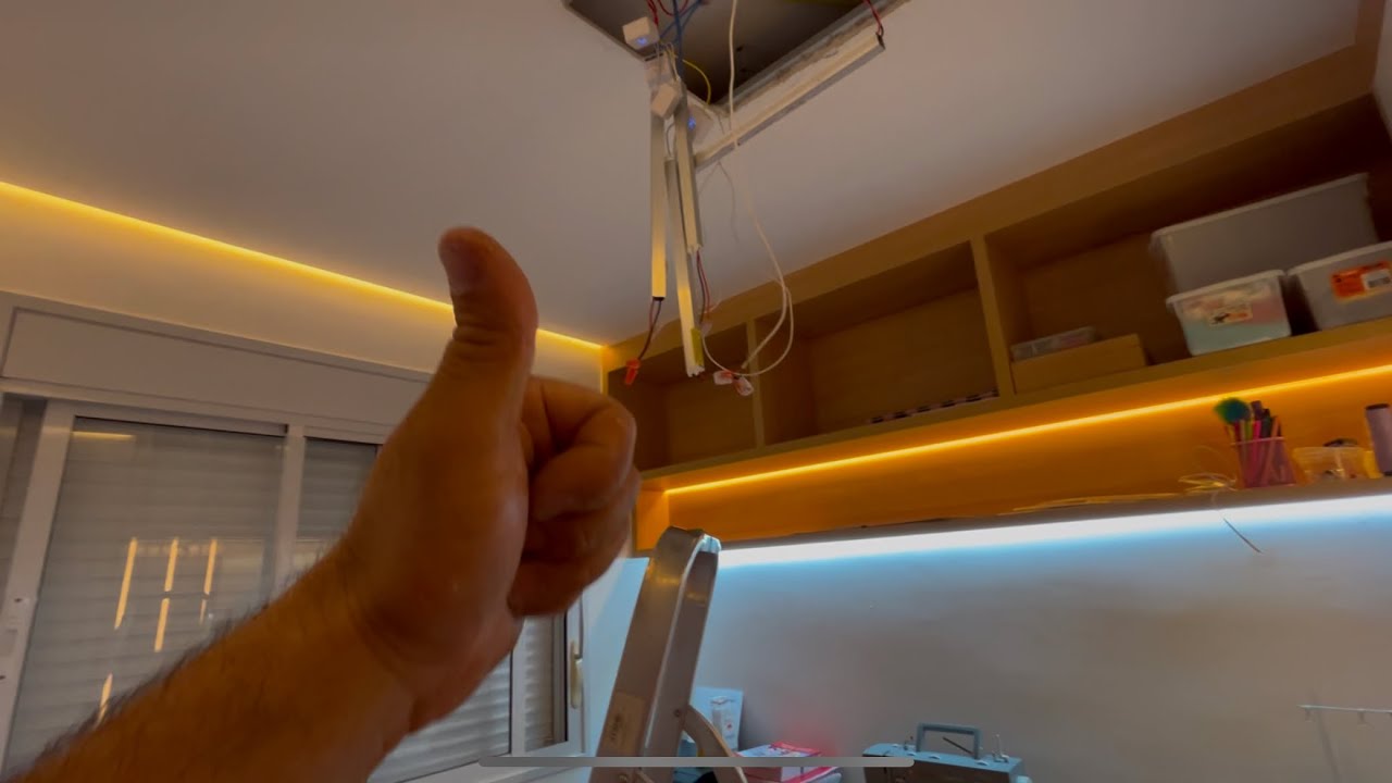 Como instalar iluminação led com perfil de sobrepor