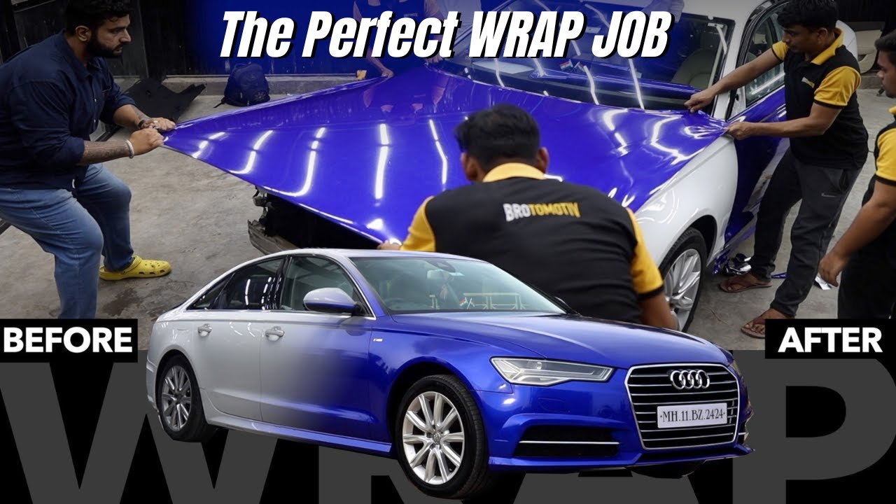 We gave a new life to this Audi A6 💙