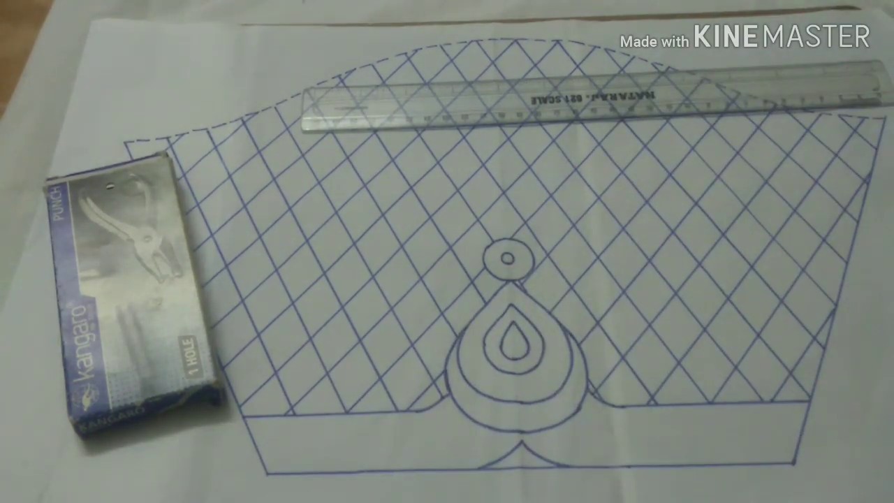 #more views carbon paper tarcing in aari work |grand elbow sleeve desigen  marking in a new method
