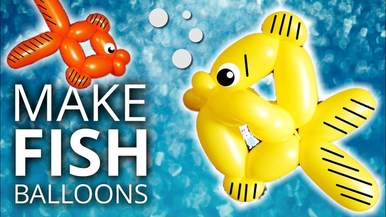 Learn How to Make a Fish Balloon Animal and Fishing Pole