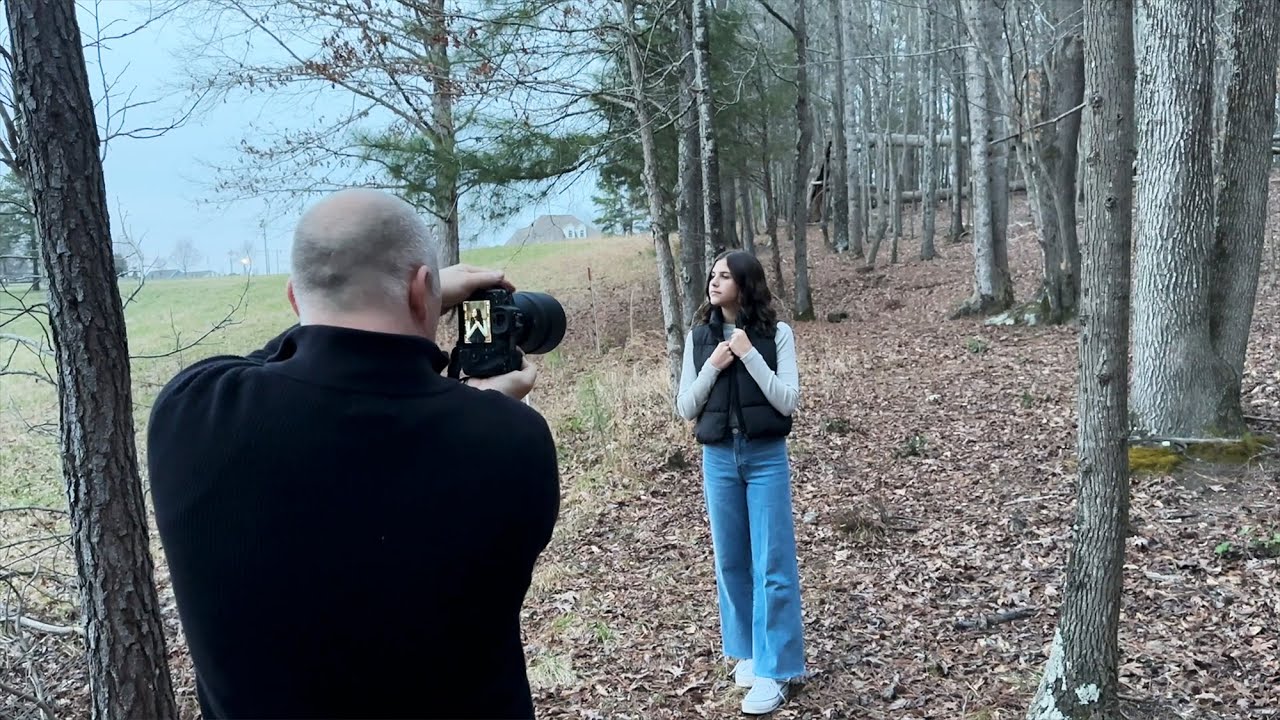 Taking Portraits at Dusk with Natural Light Only! Canon R5 + 85mm 1.2L