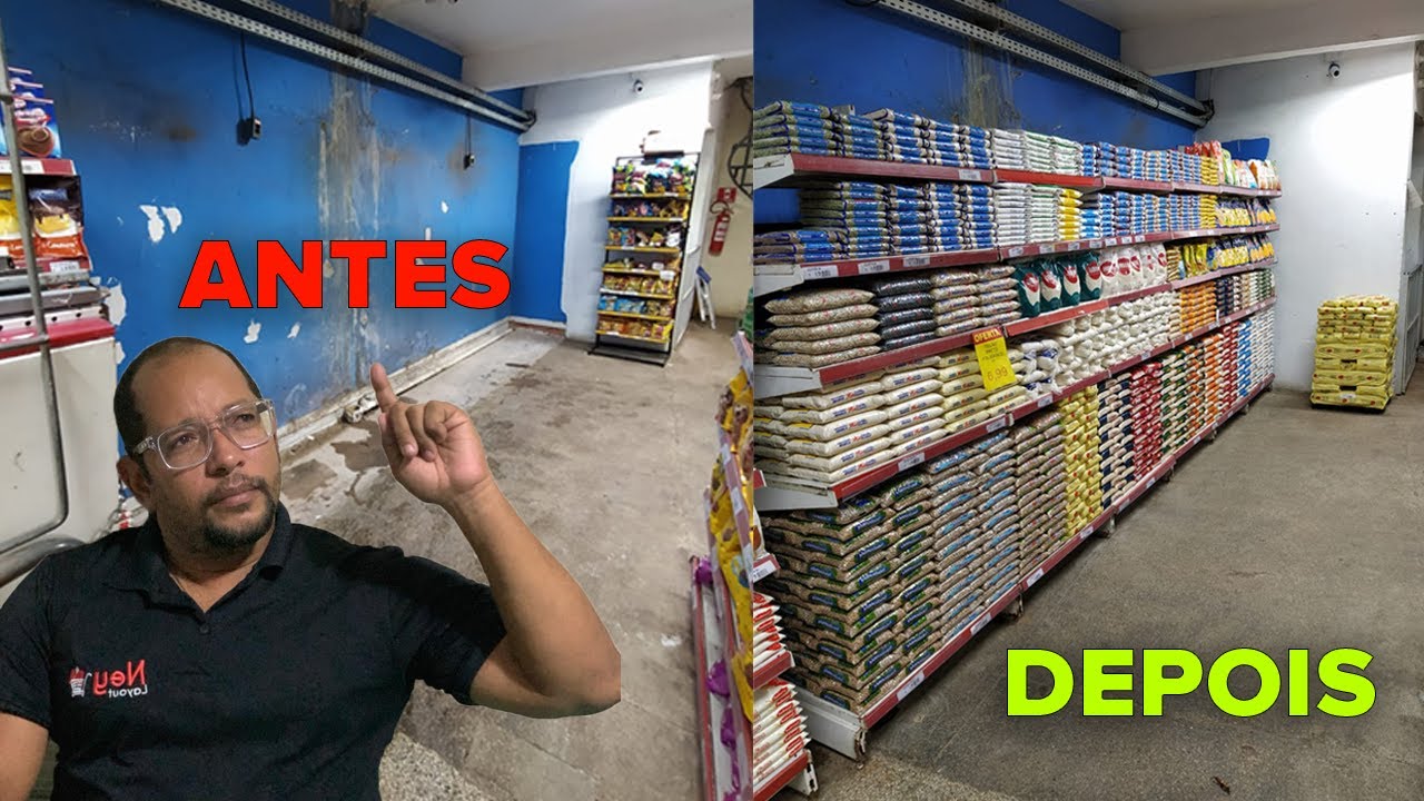 Dia de Layout - Fazendo mudan&ccedil;a de se&ccedil;&otilde;es em um supermercado - Layout Supermercado