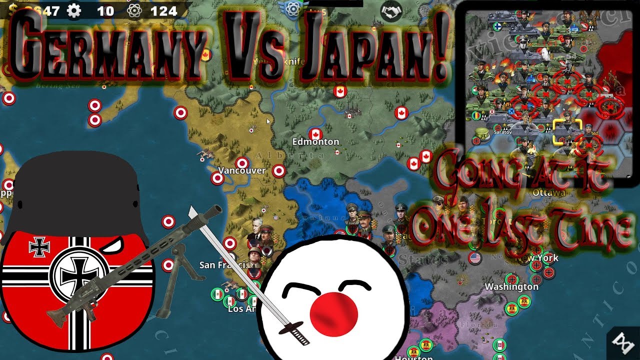 Germany Vs Japan Vs Allies #1 Germany Gets Revenge On Old Ally; GPWM World Conqueror 4
