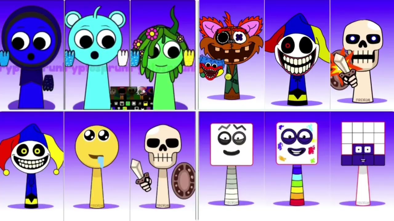Sprunki OC ALL Phases | Incredibox Compilation COMPLETE #sprunki #incredibox #sprunkioc