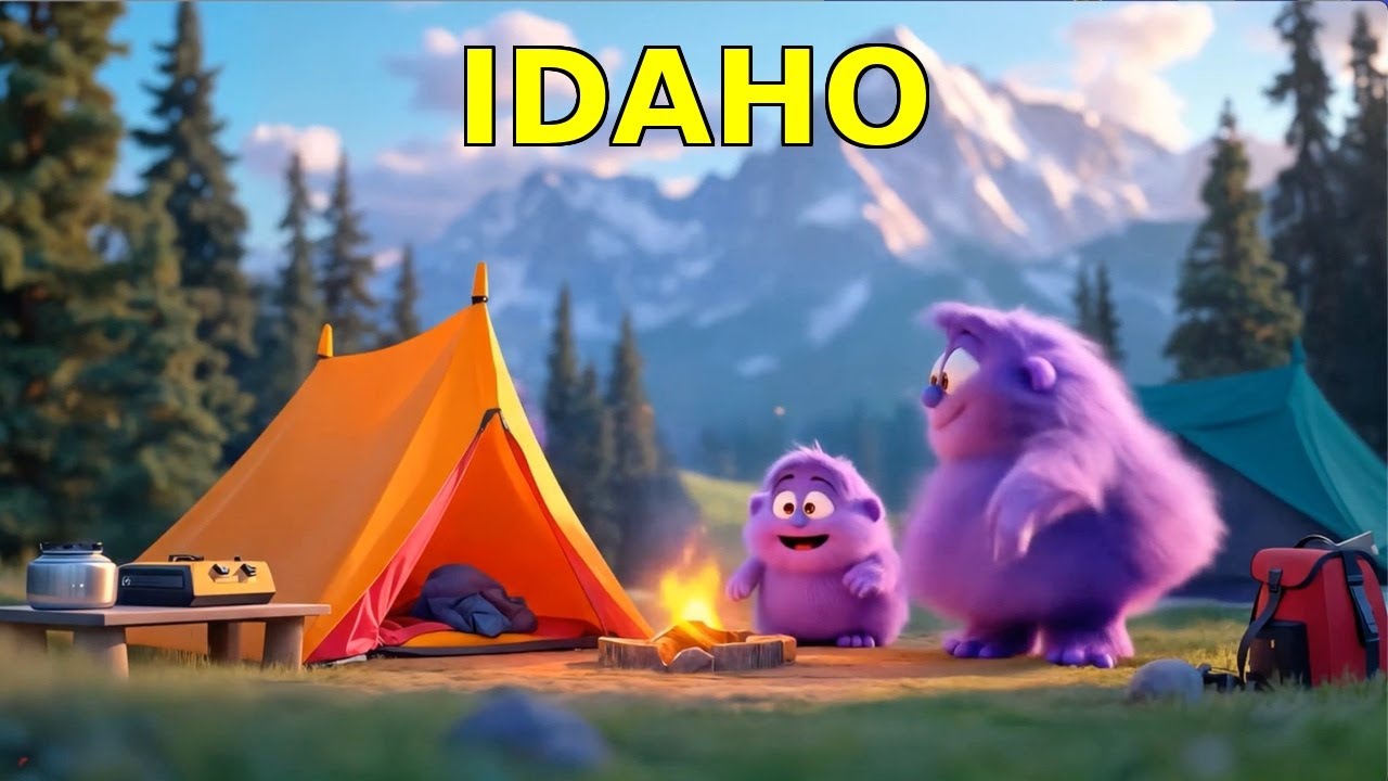 IDAHO for Kids 🇺🇸 | Fun Facts, Giant Potato Hotel & a Giant Beagle! | LEARN the 50 USA States series
