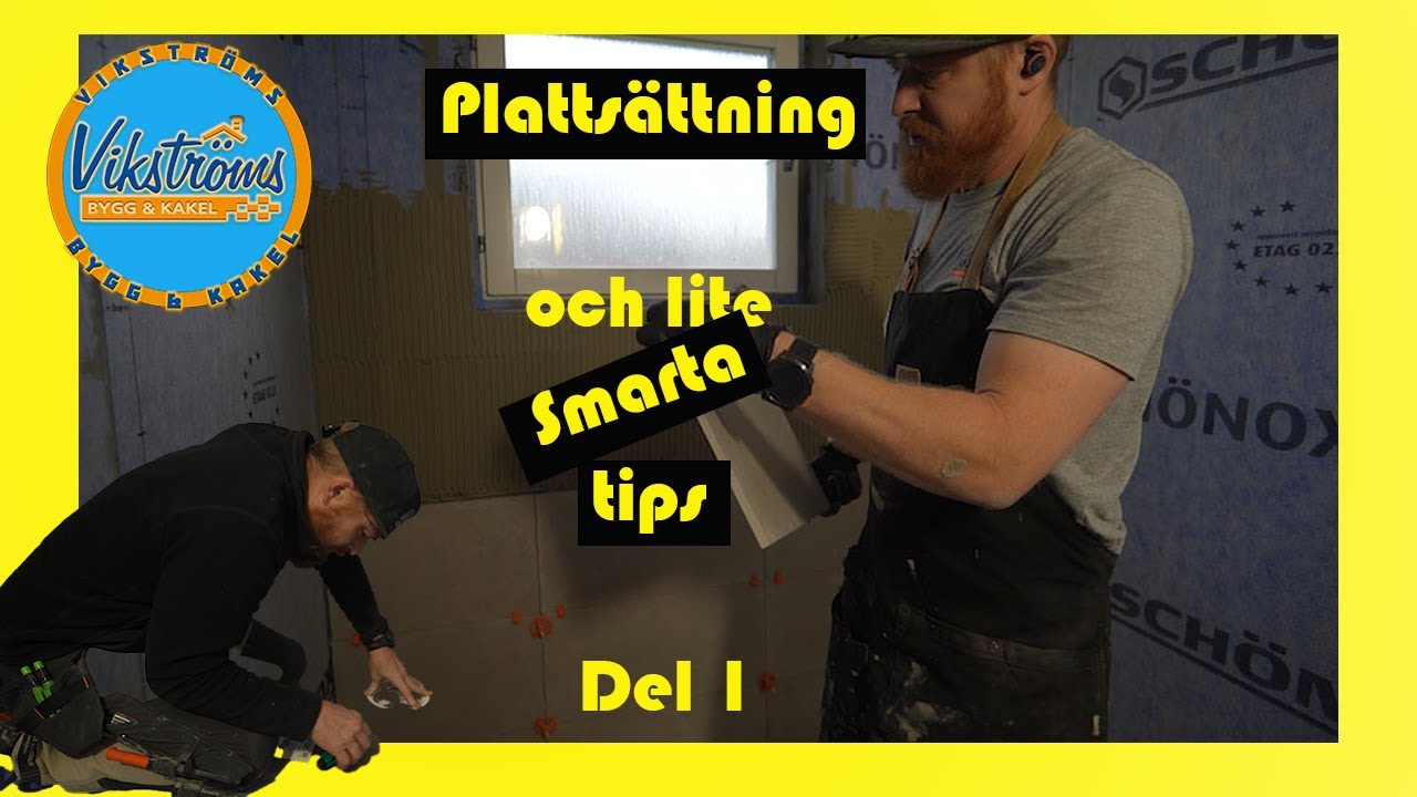 Hur skruvar man en klämring bl.a. Plattsättning och lite tips