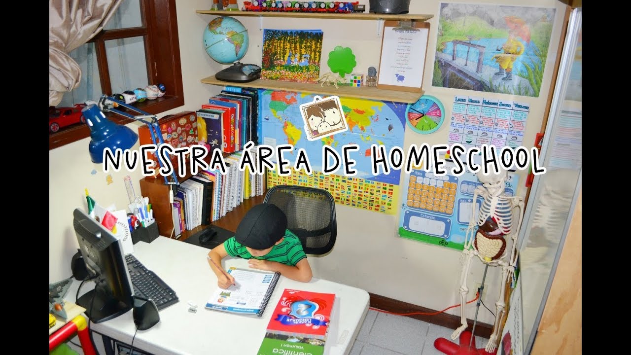 Nuestra área de Homeschool -  MINI ROOM TOUR