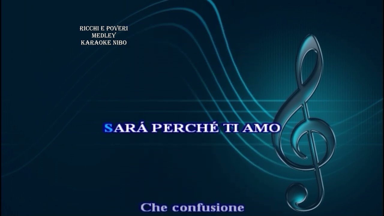 Ricchi e Poveri - Medley - karaoke nibo
