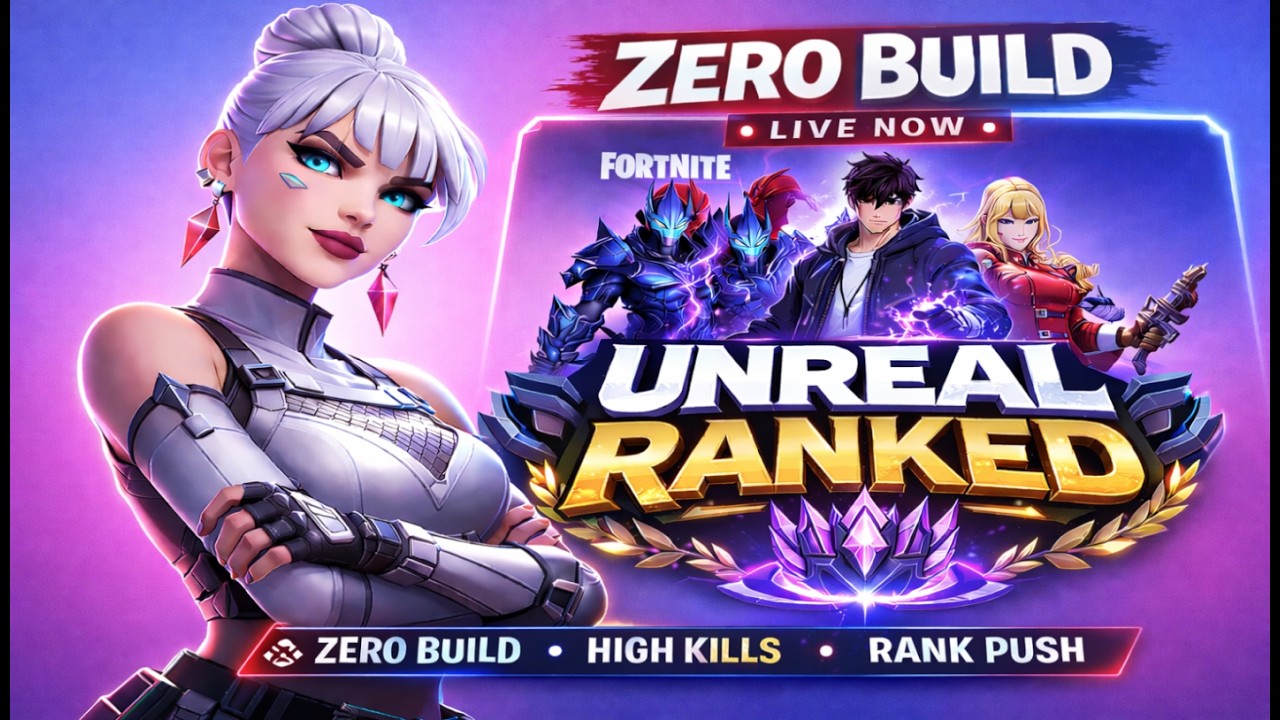 🔴 RANKED ZERO BUILD WITH ONLY NEW WEAPONS… CAN WE WIN?