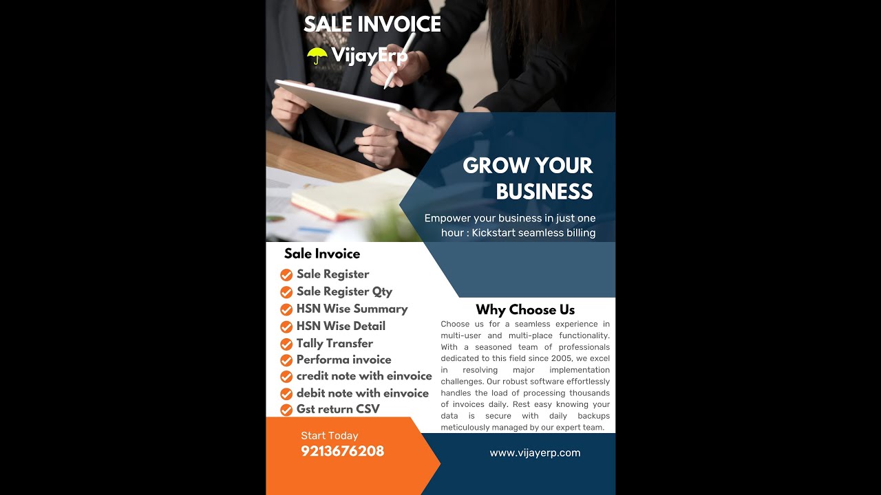 Sales Invoicing in VijayERP | PO, Export, Job Work & e-Invoice Demo