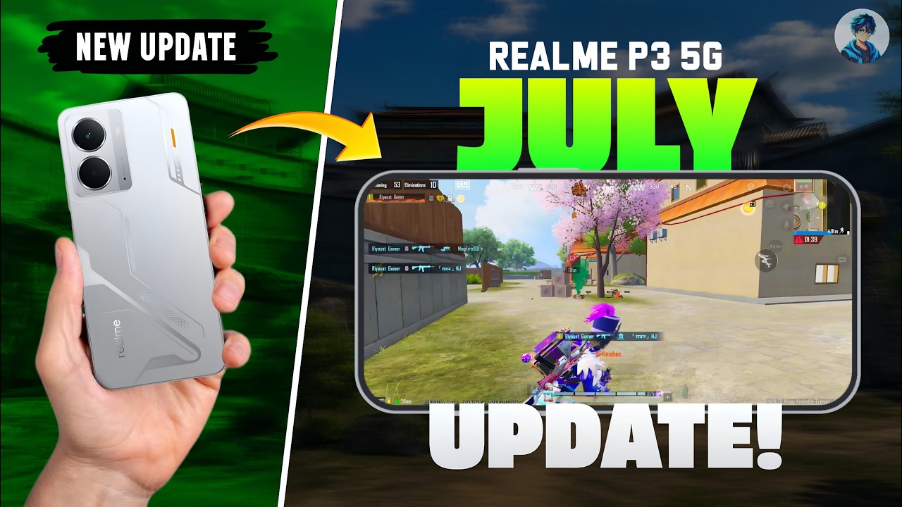 Realme P3 5G BGMI Test After July Update 🔥 FPS Increase Ya Decrease? Should You Update or Skip?