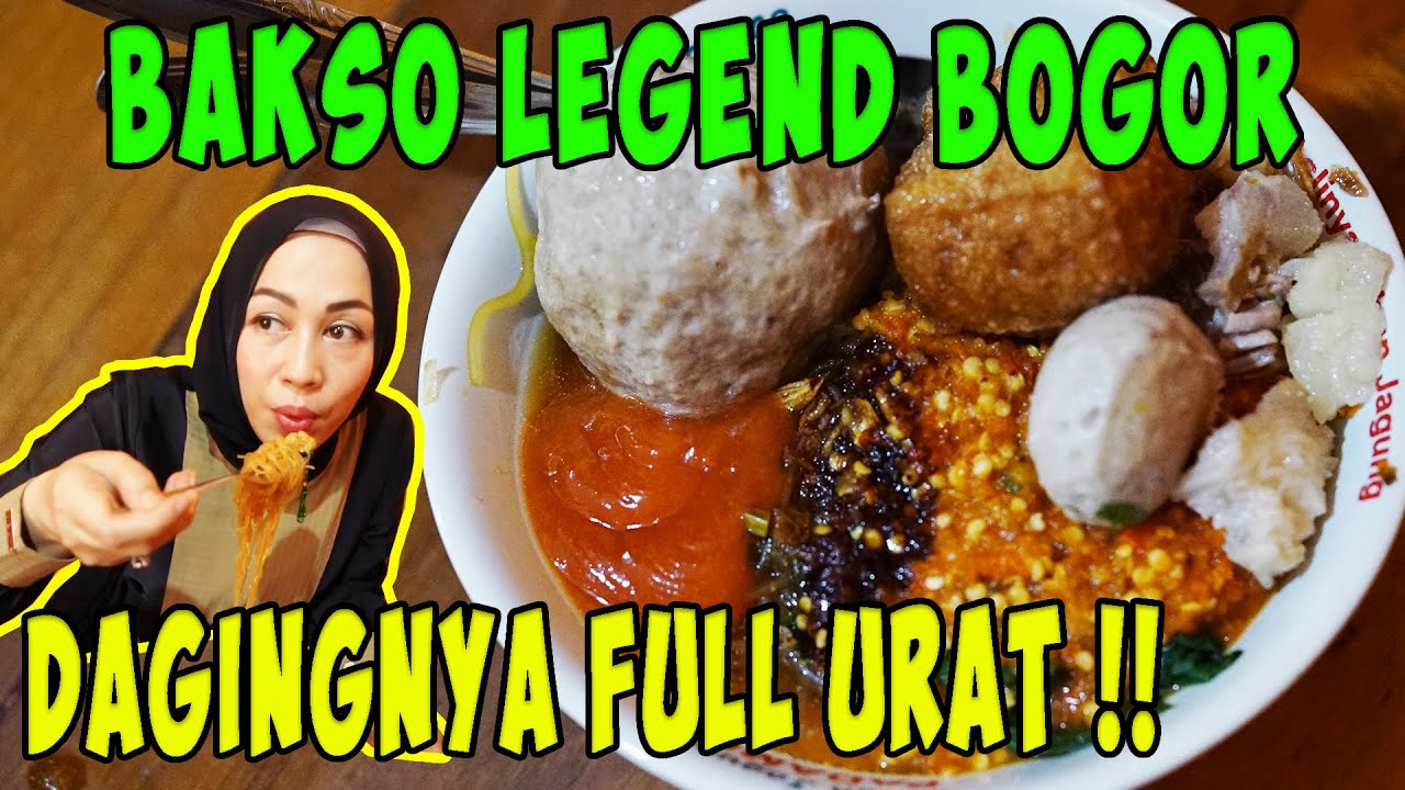 BAKSO LEGEND BOGOR, DAGINGNYA FULL URAT !!