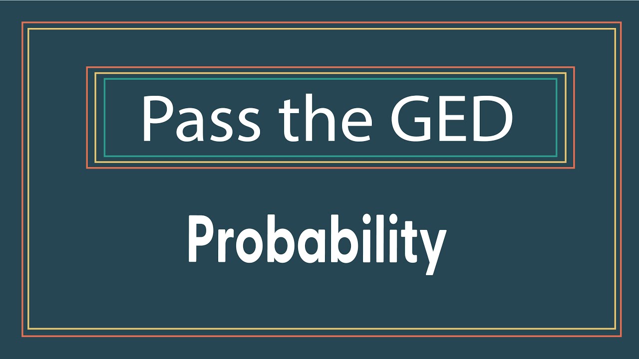 Probability on the Math GED