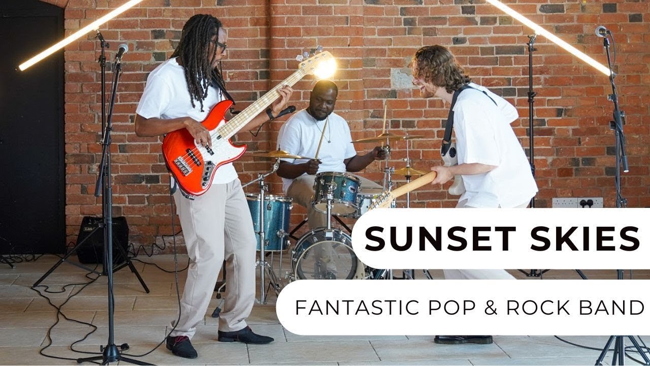 Sunset Skies - Fantastic 3-Piece Pop & Rock Band - Entertainment Nation