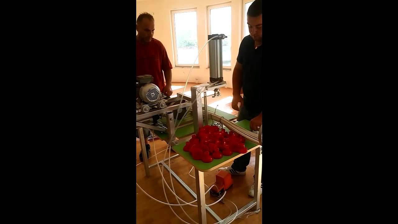 Mop making machine
