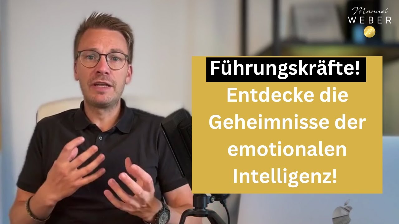 Emotionale Intelligenz f&uuml;r F&uuml;hrungskr&auml;fte: Nur wer seine Emotionen kontrolliert, kann andere f&uuml;hren!