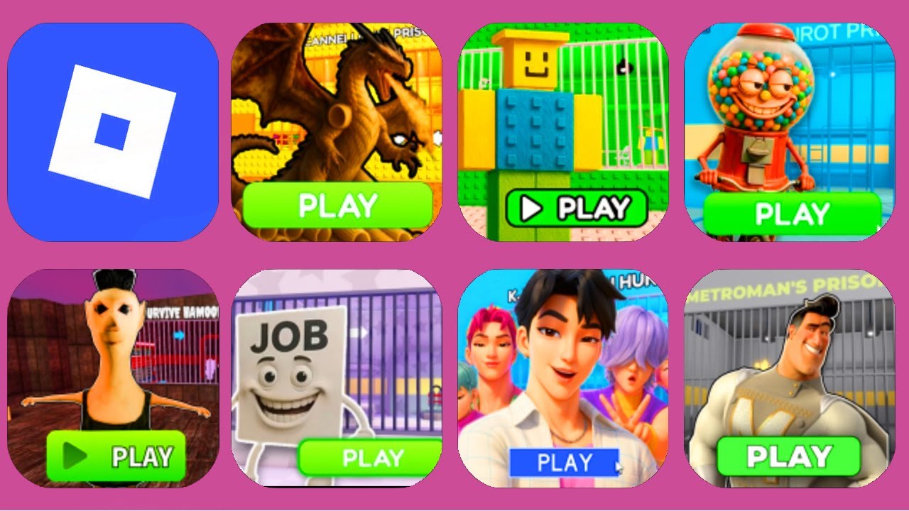 ROBLOX HARD MODE.DRAGON CANNELLONI'S PRISON RUN.ANOOBINI PIZZANINI Prison Run.KPOP Demon Hunters