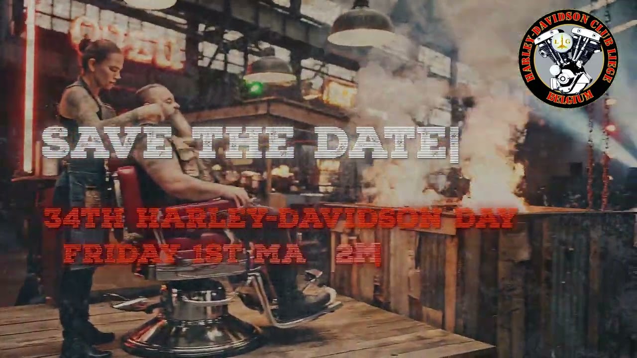 save the date: 1st MAY, 34th Harley-Davidson Day - LIEGE BELGIUM