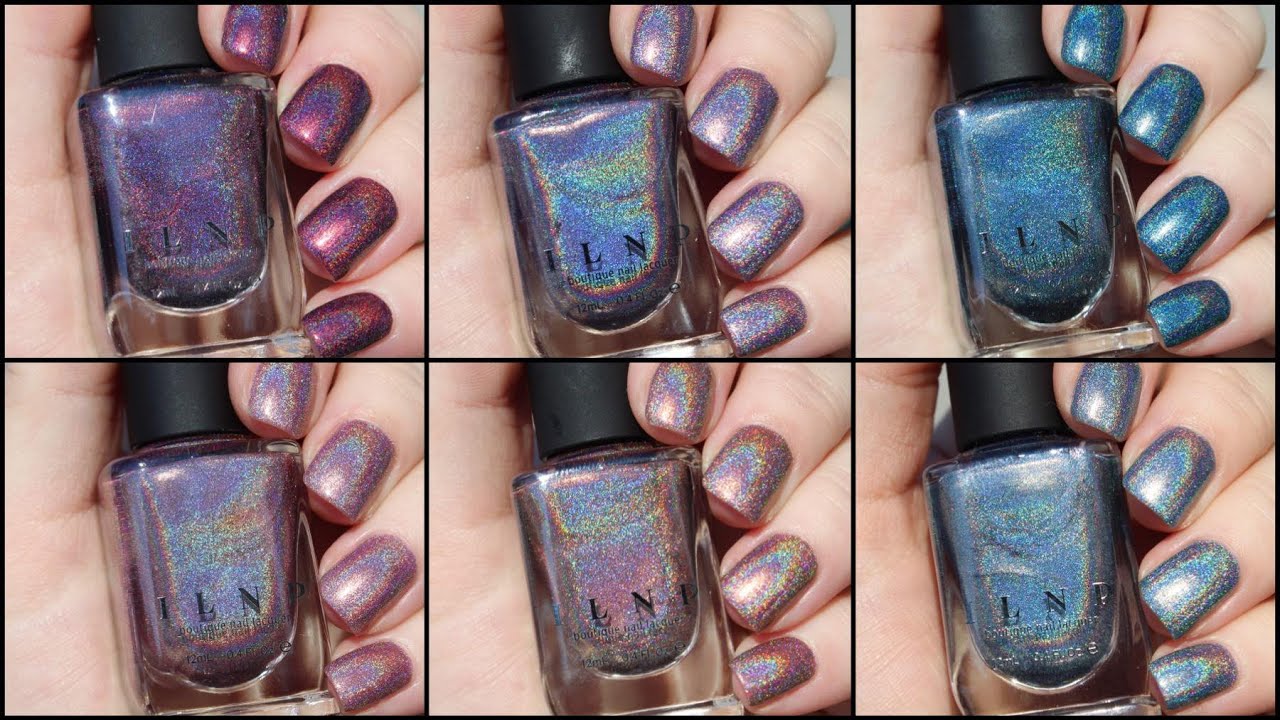 ILNP Fall Into Winter Holos | Live Swatch