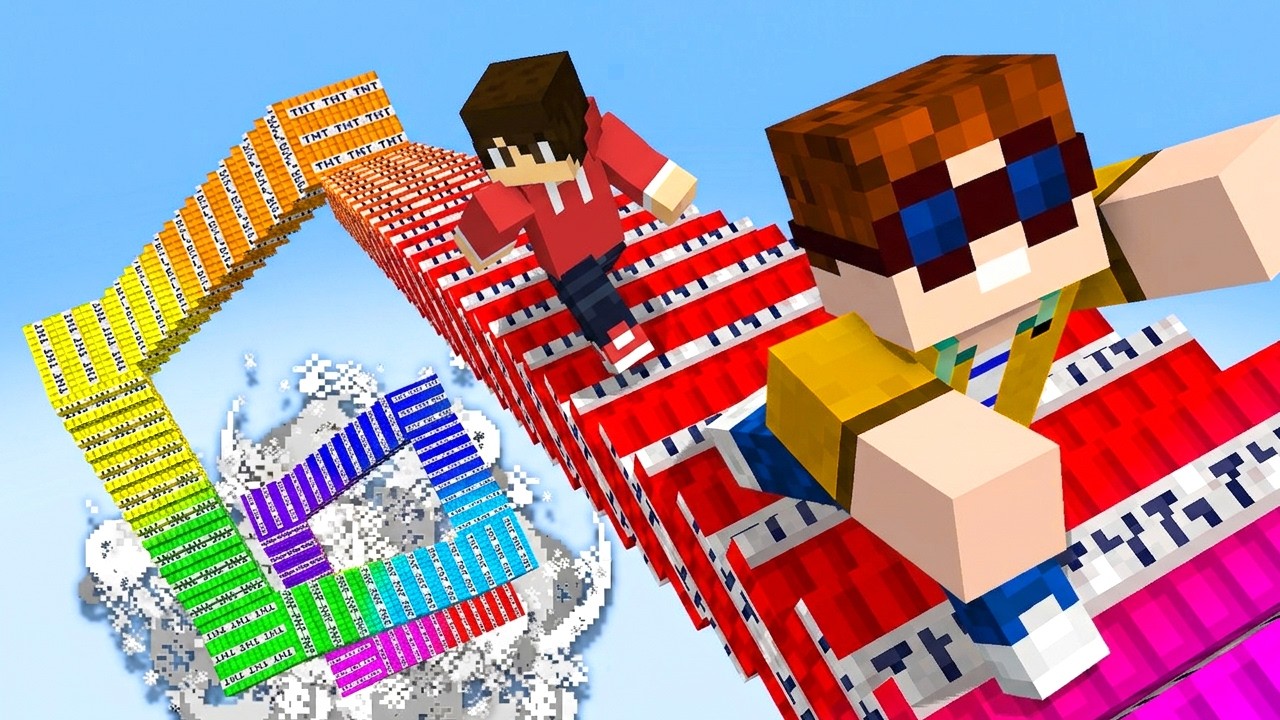 Diese TNT TREPPE will uns TÖTEN! (Minecraft)