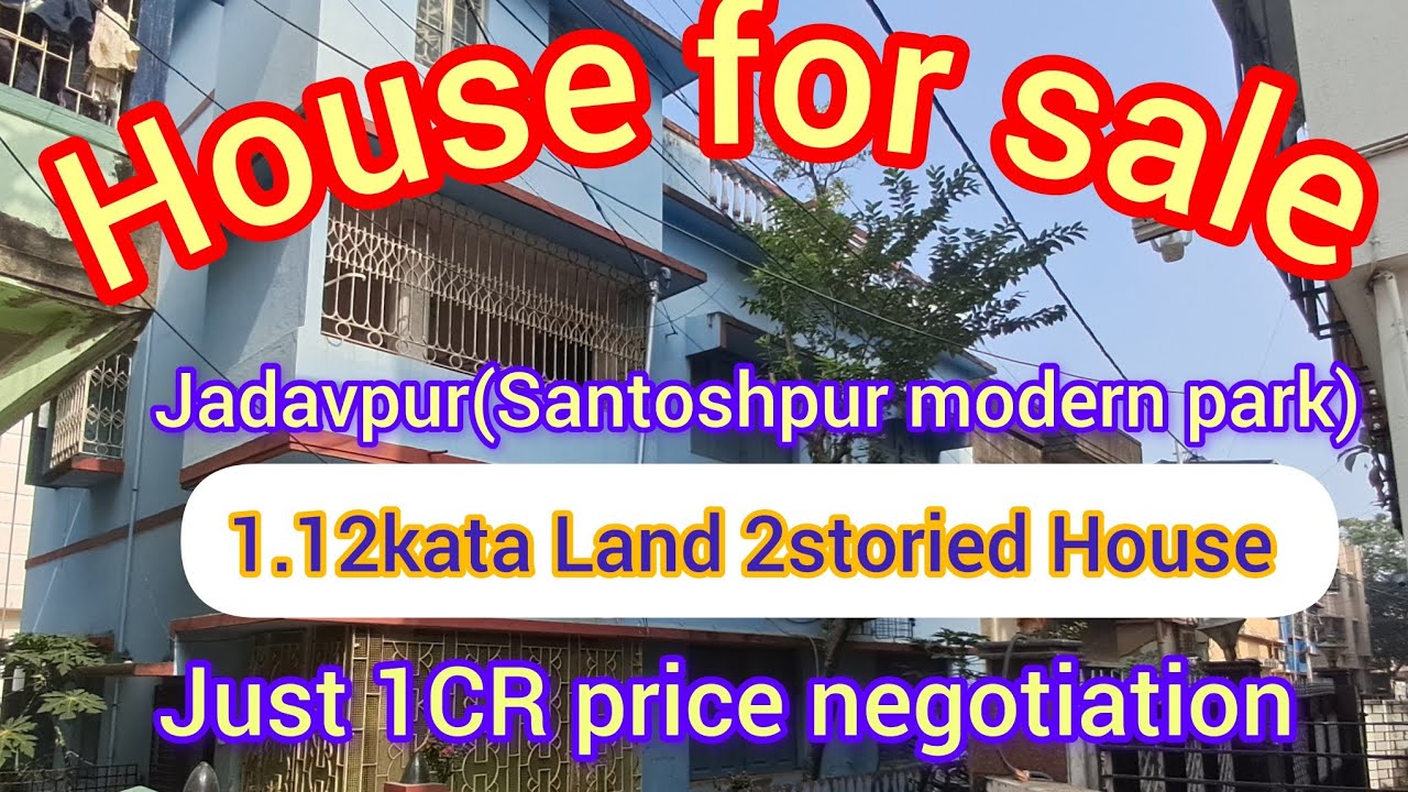 House for sale Jadavpur/santoshpur Area,1.12Kata land 2storied House,just 1cr negotiation#property