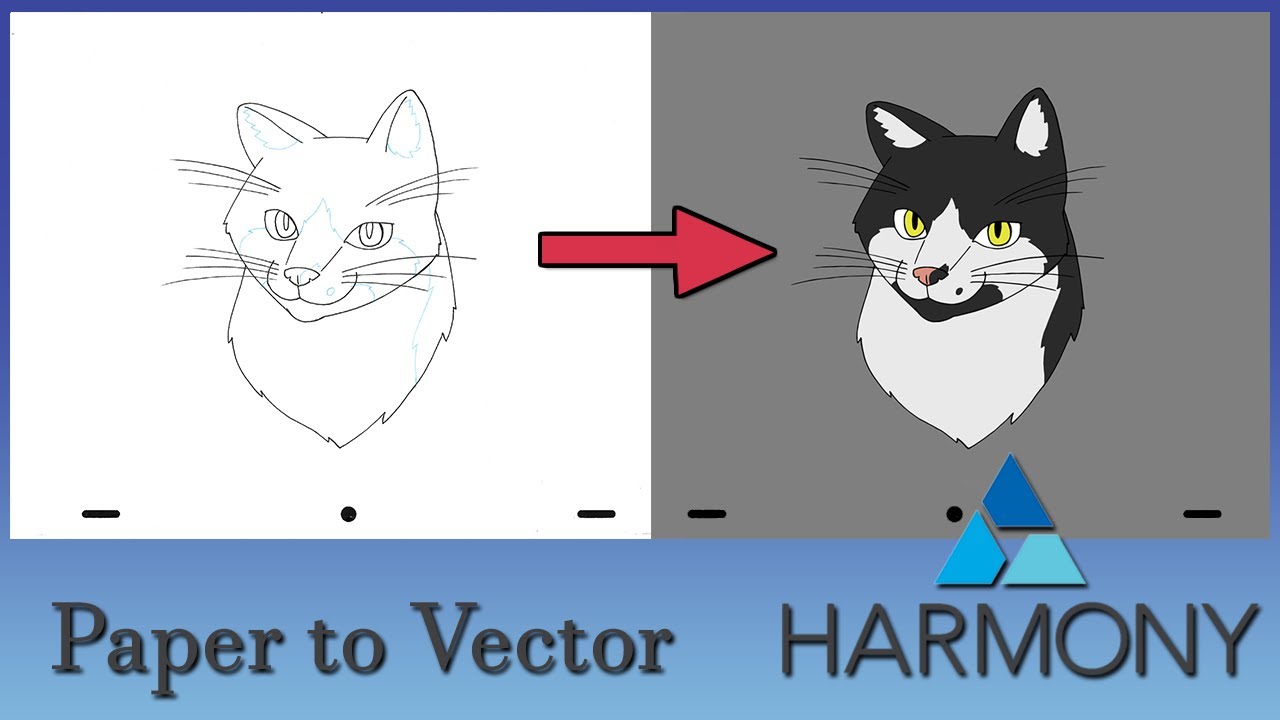 How to convert analogue line art into vector art in Toon Boom Harmony