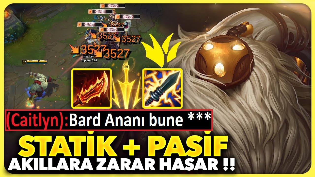 STATİKLİ FULL SALDIRI HIZI ORMAN BARD !! BOZUK HASAR !! PASİFİ ÇOK GÜÇLÜ OLUYOR !!