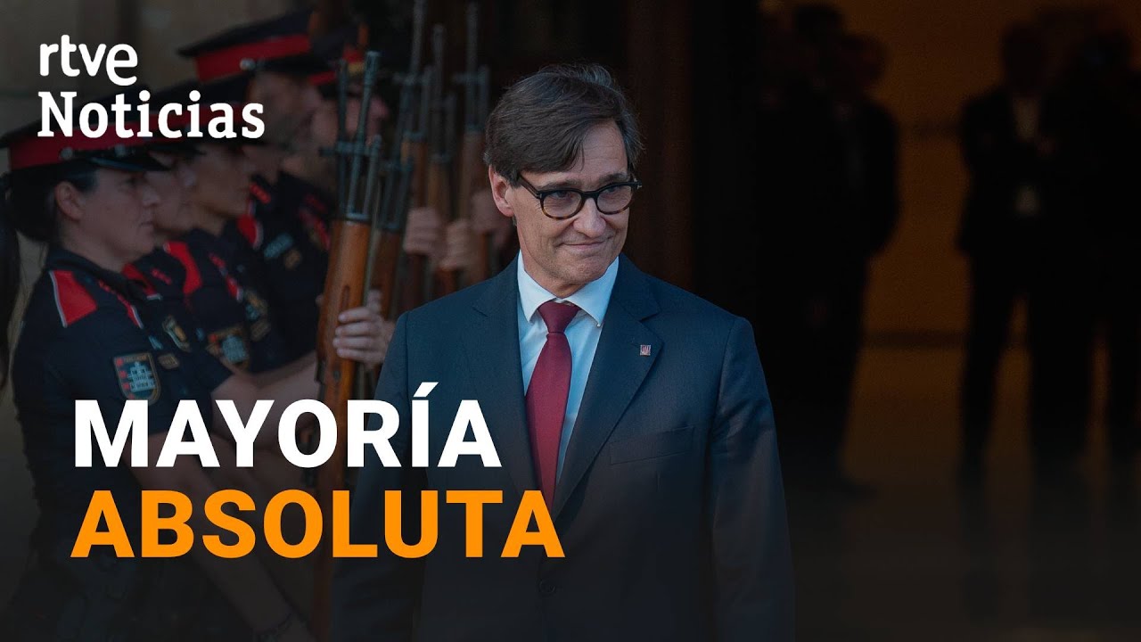 CATALUÑA: ILLA es INVESTIDO PRESIDENT en un PLENO INTERRUMPIDO DOS VECES por JUNTS | RTVE Noticias