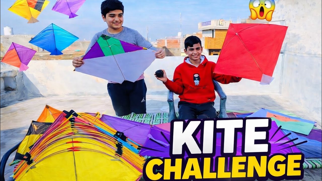 Kite Challange 😱 | 20 patang gift | |Kite vlog | #kiteflying #kitevlogs #kitechallenge #patangkite 