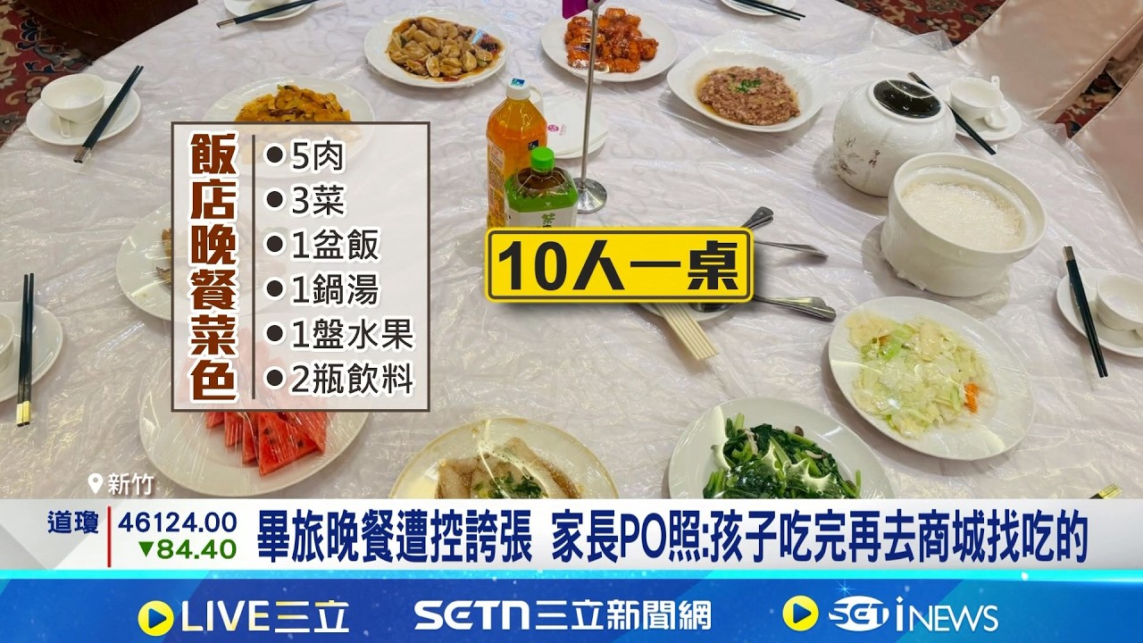 高中畢旅住義大皇家晚餐不滿意? 家長控:菜色誇張 3天2夜畢旅6700元!  飯店菜色卻遭轟 民眾:很划算了｜三立新聞網 SETN.com