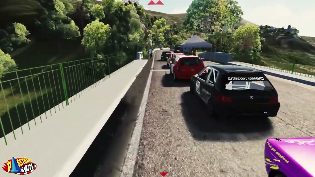 WALK AROUND Incolonnamento SLALOM MASSA LUBRENSE ASSETTO CORSA