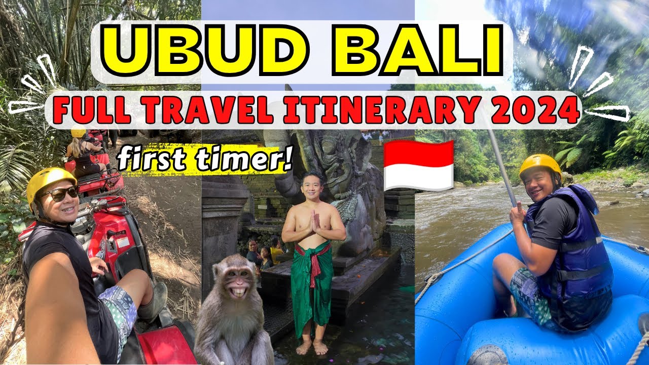UBUD, Bali: Complete TRAVEL Itinerary for FIRST TIMERS! 🇮🇩 Bali Swing, ATV & Rafting, Monkey Forest✨