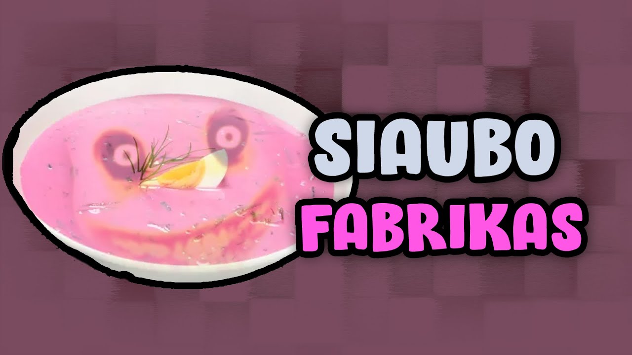 SIAUBO FABRIKO ŠALTIBARŠČIAI!