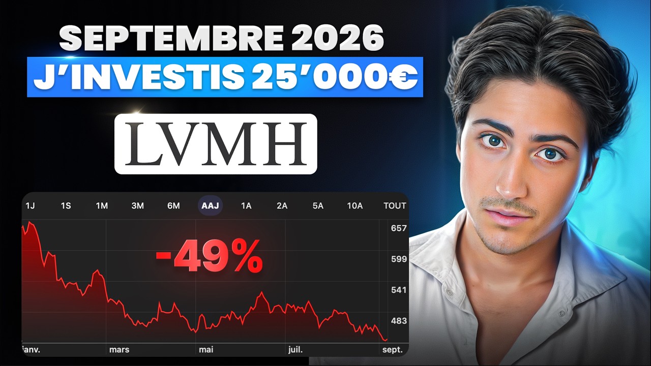 LVMH S'Effondre : Le T2 2026 Change TOUT ! On Revalorise l'Action
