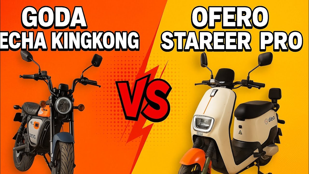 Nyari sarapan bareng istri menggunakan Goda Mecha Kingkong dan Ofero Stareer Pro 😁😀