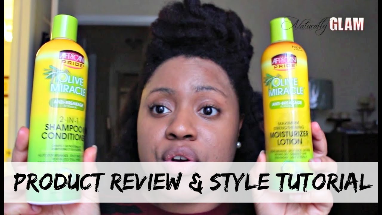African Pride Olive Miracle Review | Natural Hair Blowout Style Tutorial