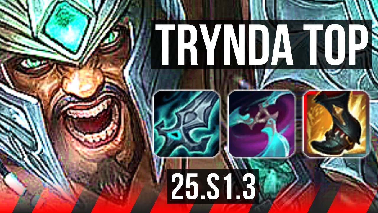 TRYNDAMERE vs SION (TOP) | 1300+ games, Legendary | KR Master | 25.S1.3