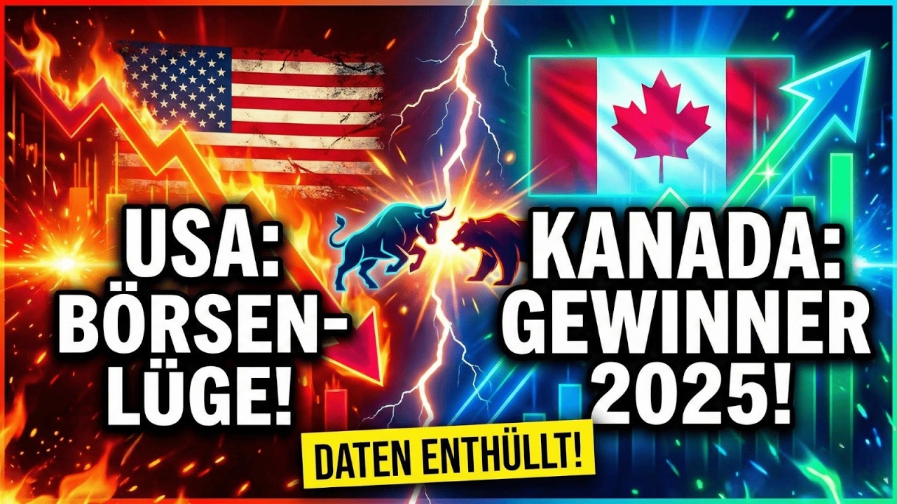 🔴 USA vs. KANADA Die große Börsen-Lüge 2025 (Daten enthüllt!)