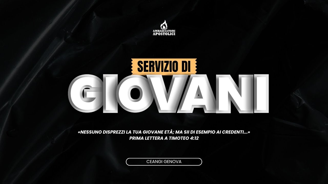 Servizio di Giovani | 31.01.2026