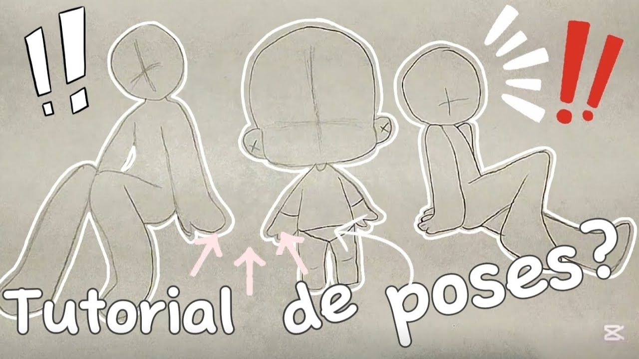 TUTORIAL De Poses Para Tus Dibujos‼️👀 // (✨Dibujos✨) // Por: @Dibujando Con Dianita 💜 #tutorial